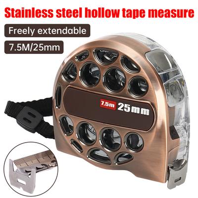 3/5/7.5M Stainless Steel Tape Waterproof High Precision Steel Tape Home Hollow Steel Tape Thickened and Hard Rust Prevention