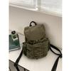 Premium Sense Flip Magnetverschluss Schultasche Rucksack Neu Lässig Nische Plissierter Rucksack Rucksack Rucksack