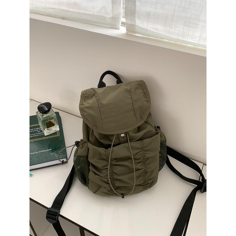 Premium Sense Flip Magnetverschluss Schultasche Rucksack Neu Lässig Nische Plissierter Rucksack Rucksack Rucksack