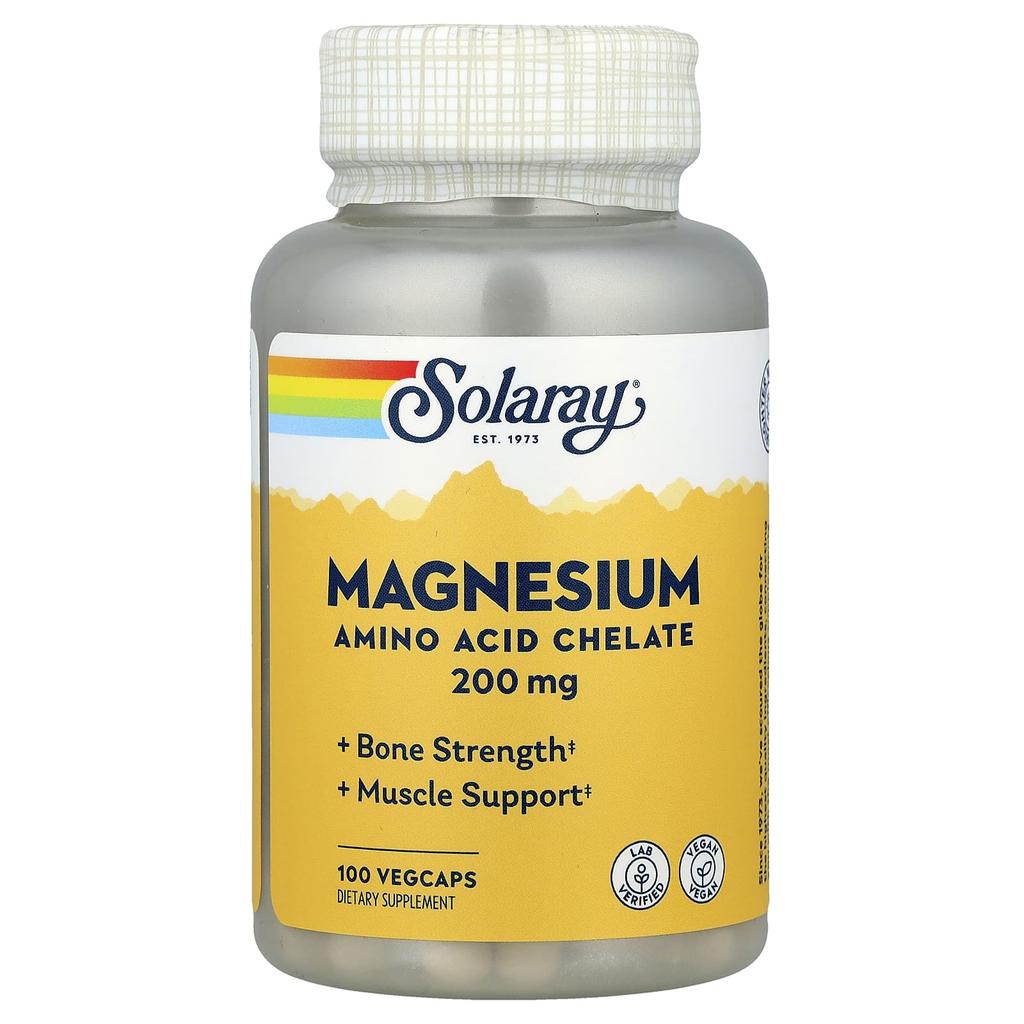Magnesium, 200Mg, 100 Veggie Caps