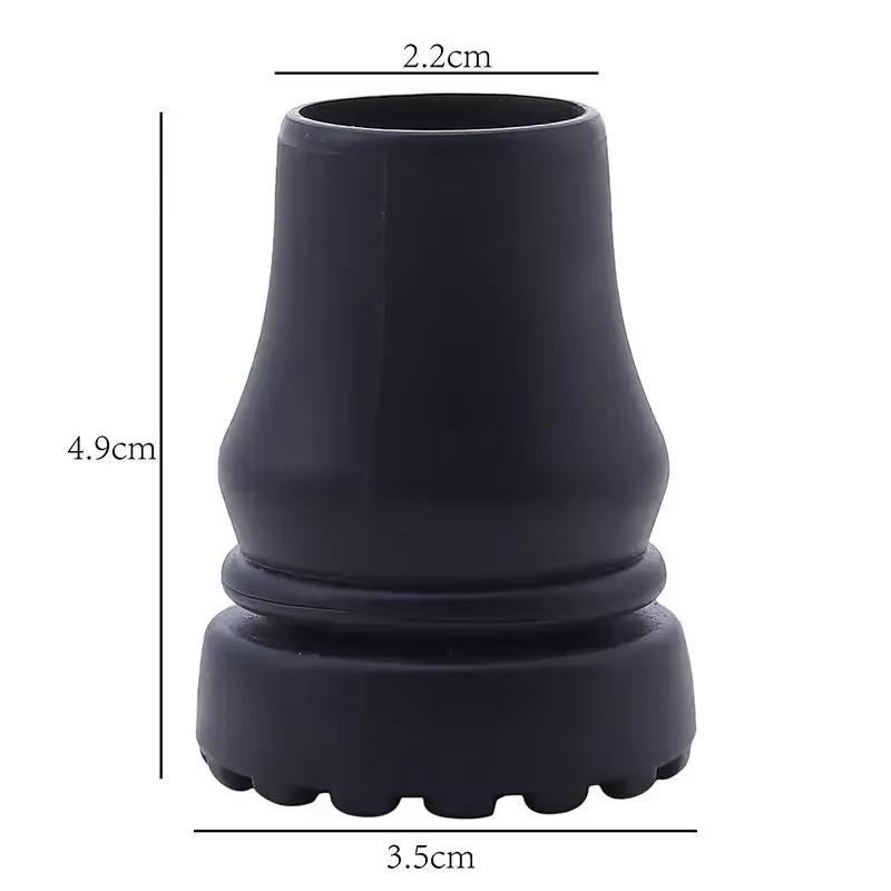 

Rubber Pad Cap Non-Slip Walking Stick Crutch Cane Bottom Pads Cover Protector Climbing Hiking Trekking Pole Tip