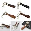 Versatile Leather Keychain with Reinforced Loop All Day Comfort Carry Light Key Holder for Formal Casual Occasions