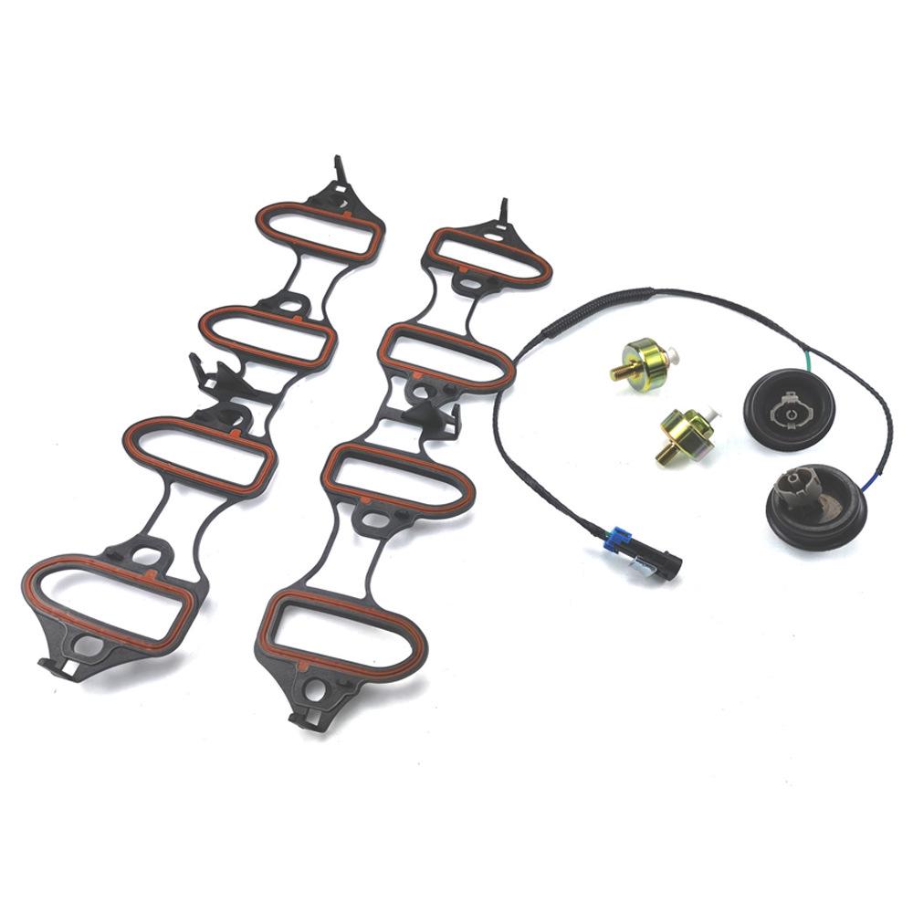 Knock Sensor & Wiring Harness with Intake Manifold Gasket for Cadillac & Chevrolet