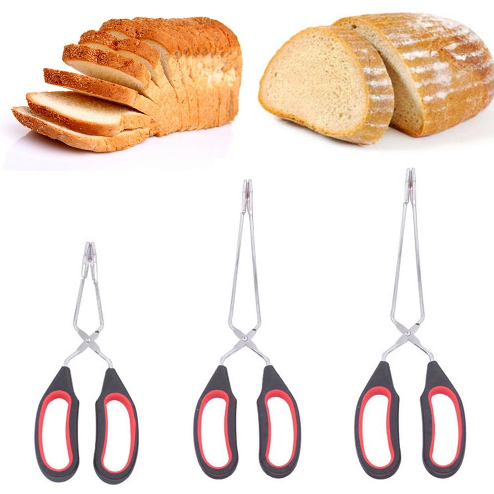 Bread Tongs Scissor Bar Kitchen Multi-function Tools