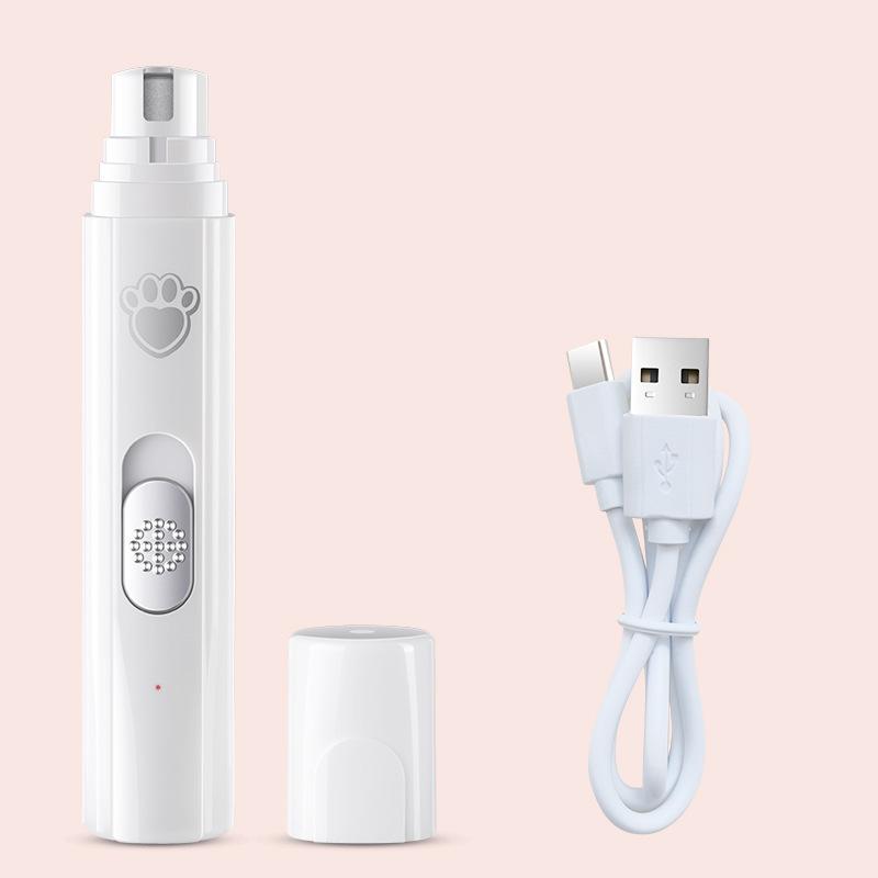 Pet Nail Sharpener, Cat Electric LED Nail Clipper, Dog Rechargeable Nail Clipper, Nail Cutter
