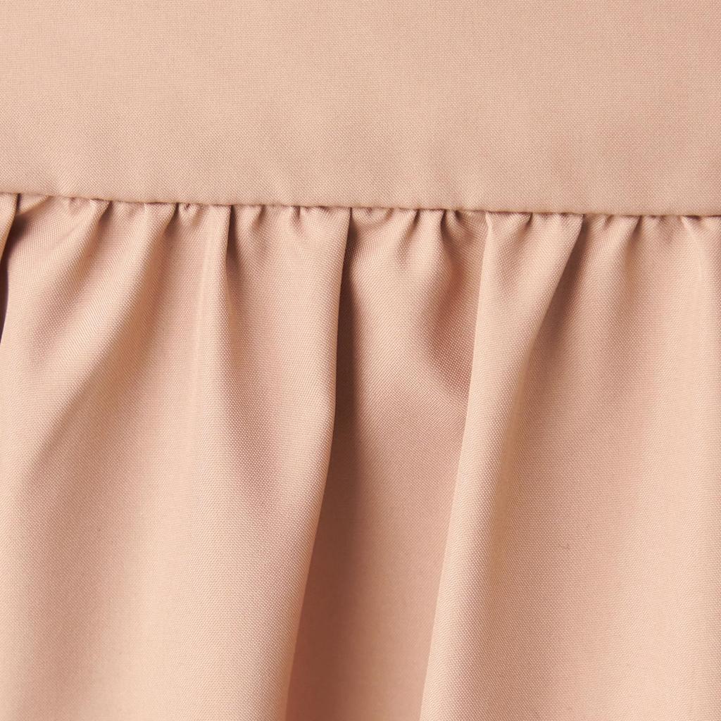Back Shirring Taffeta Skirt [Chacott]