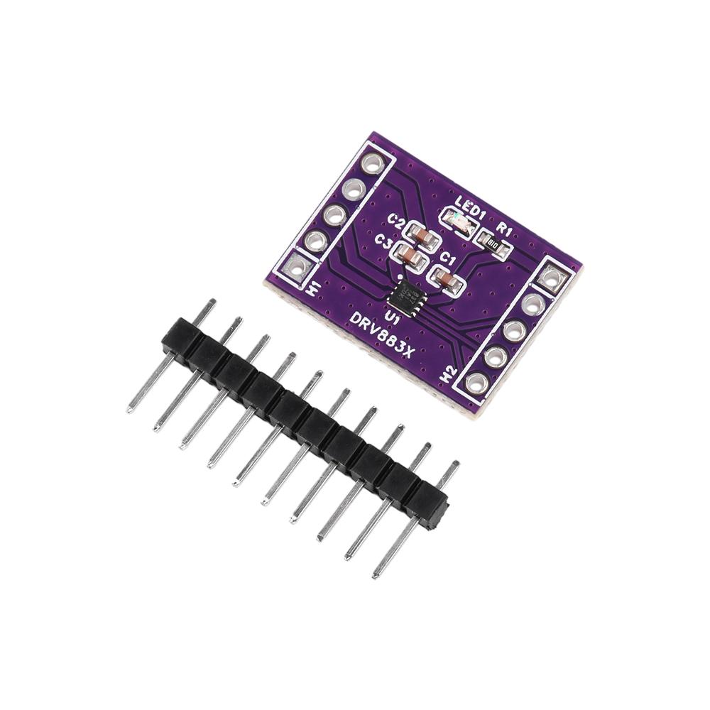

DRV8837 1/2 Way DC H-Bridge Motor Driver Module 1.8A Stepper Motor Motor Driver Board Brushless Motor Speed Controller