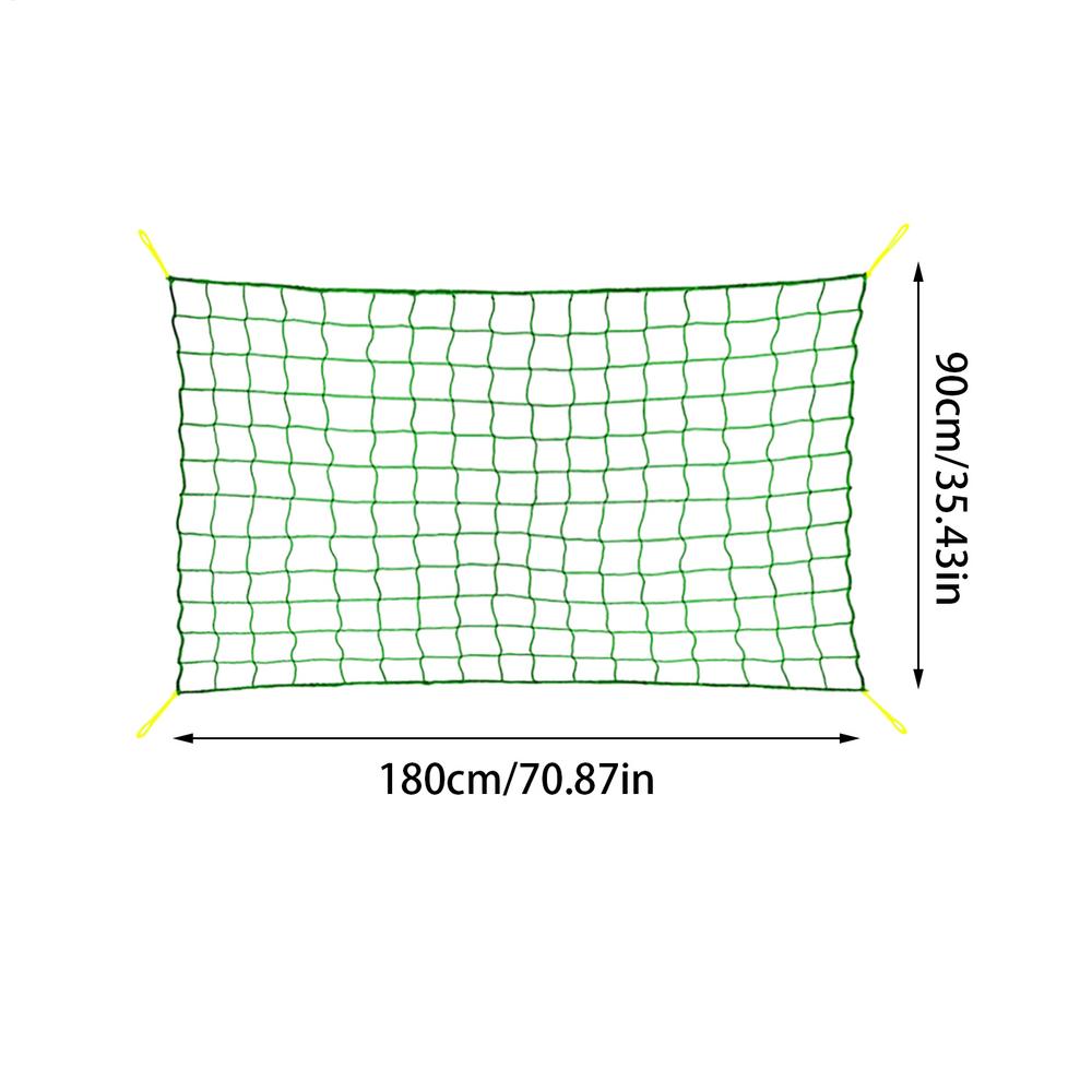

9strand Garden Plant Climbing Net for Flowers Tomato Fruits Vegetables Grapes polyester Trellis Netting 0.9m/1.8m/2.7m/3.6mX1.8M