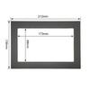 Universal 7 Inch 2Din Stereo Car Audio Frame Auto Radio Android Player Refit Decorative Framework Fascia Installation Accessory