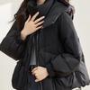 Thickened Hooded Short Loose Cotton Jacket for Winter Warmth and Comfortable Coat