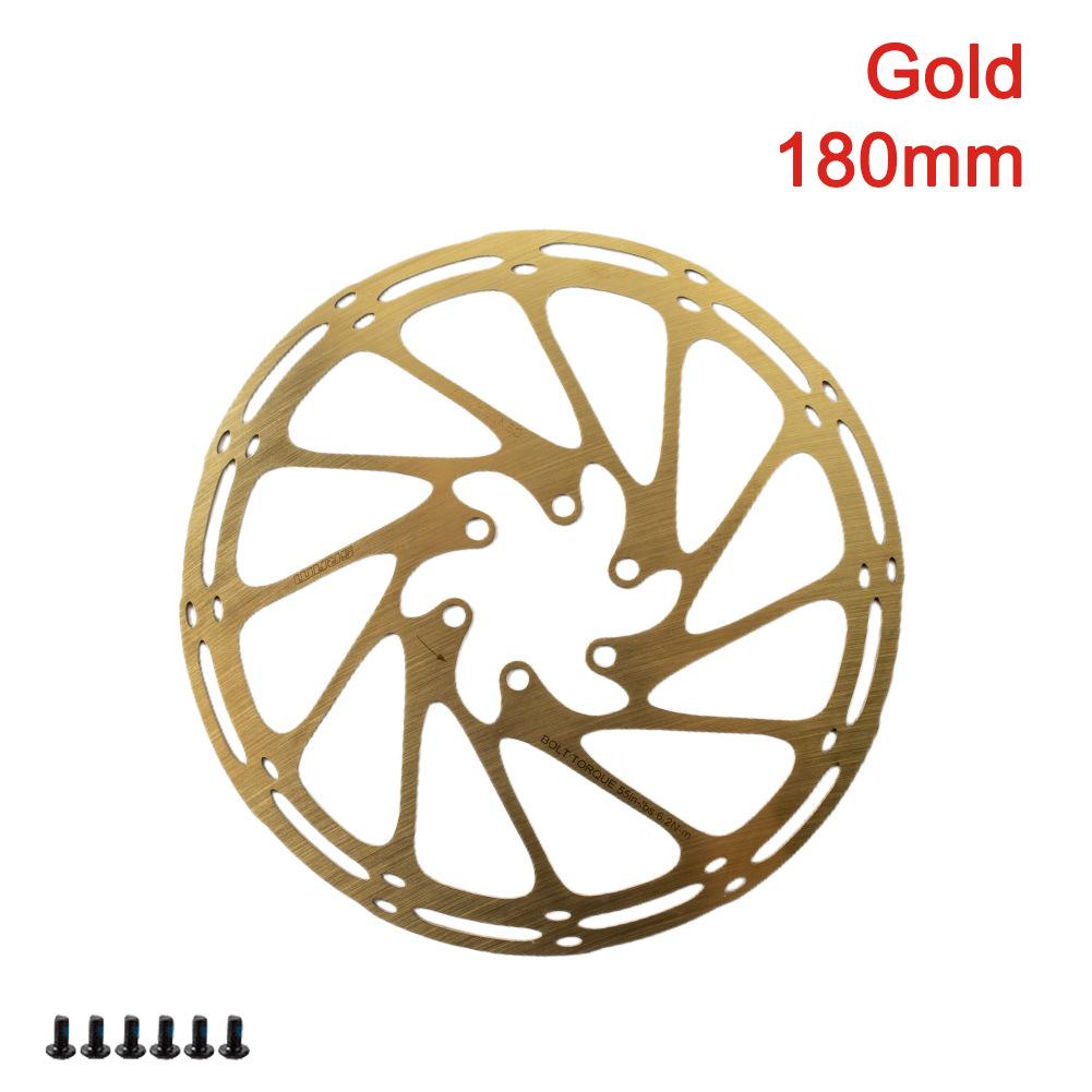 

140/160/180/203 мм ротор тормоза велосипеда из нержавеющей стали центральная линия гидравлический тормозной диск детали для горного шоссейного велосипеда Gold 180mm