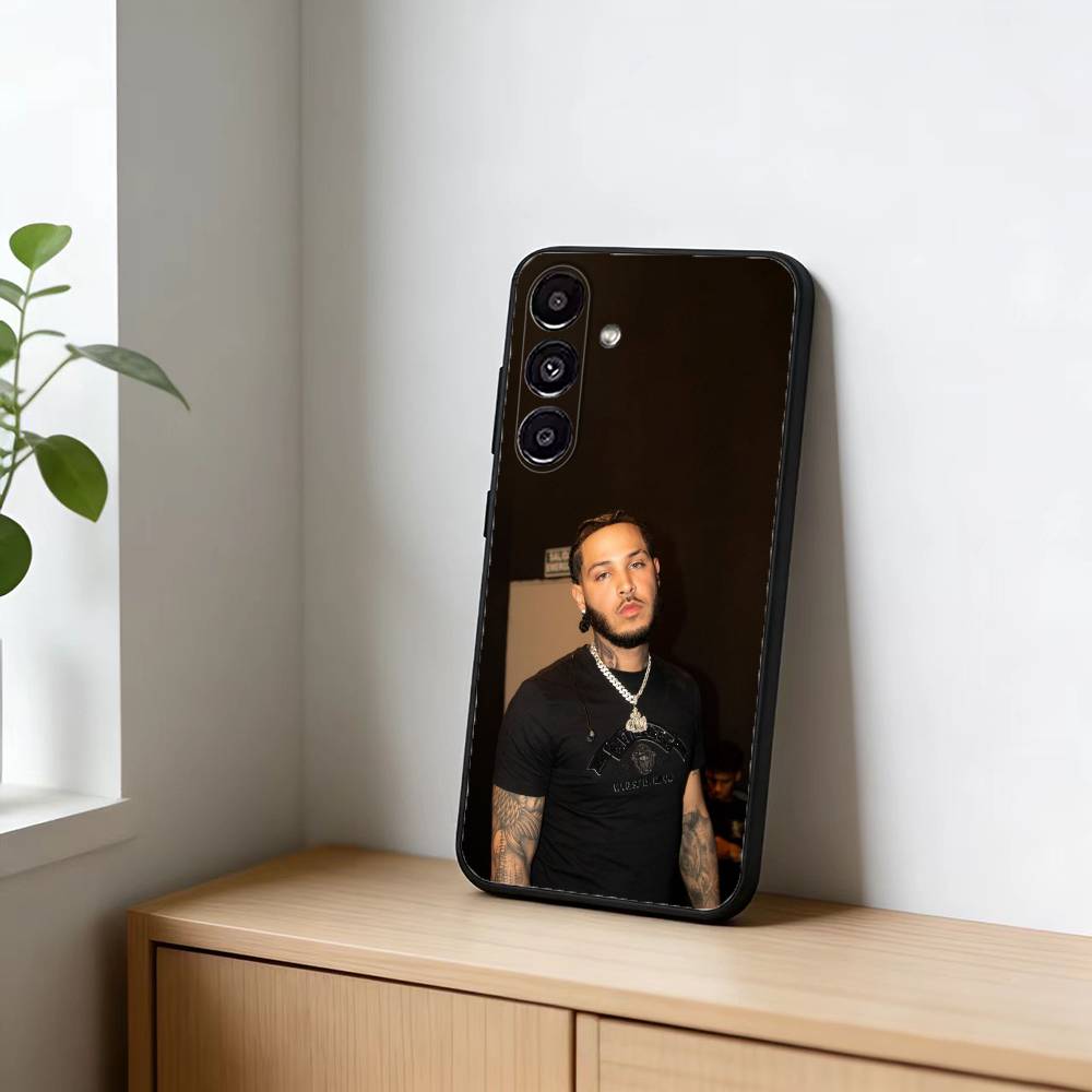 Rapper R-Roa Singer Phone Case For Samsung Galaxy A91,80,73,72 ,71,53,52,32 ,31,22,21s,20,Soft Black Case