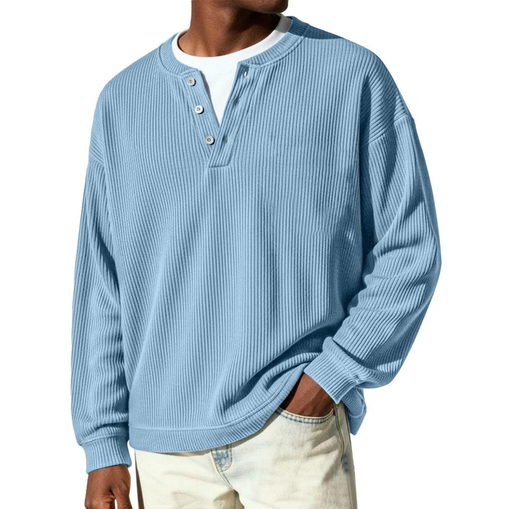 Men's Long Sleeve Pullover Top