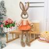 Long Legged Easter Bunny Ornament Pastoral Style Rabbit Decor  Home Decoration