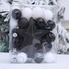 36pcs Plastic Christmas Ball Ornaments Shatterproof Christmas Tree Topper  Holiday Party