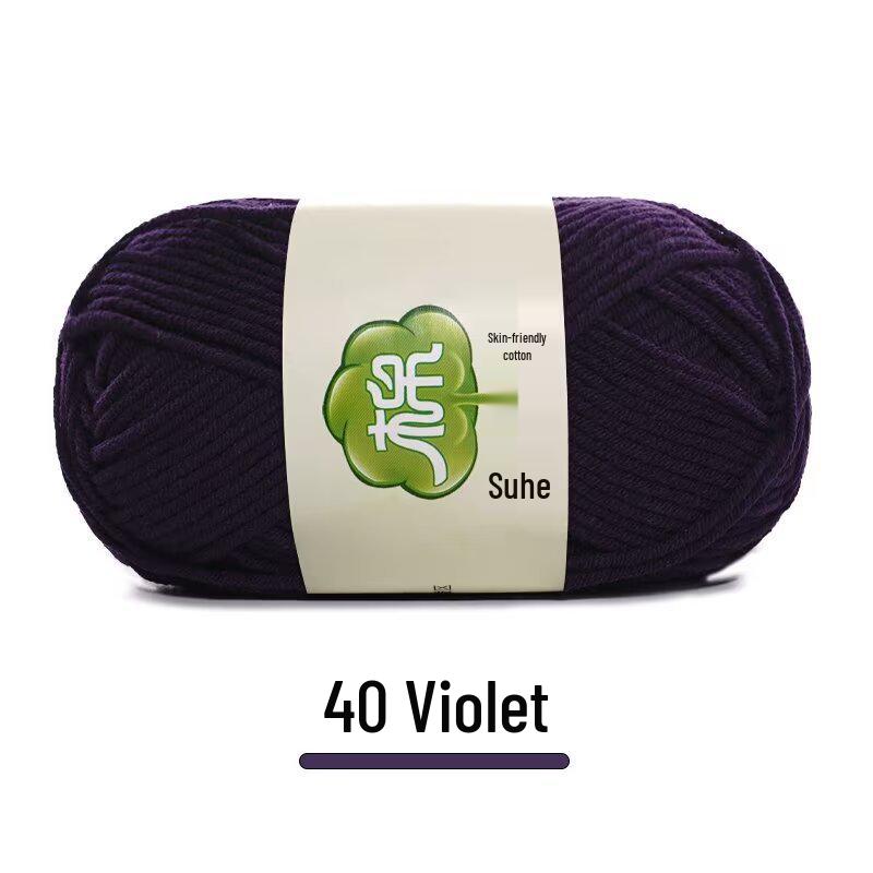 Combed Milk Cotton 5-Strand Yarn Pack for Hand-Knitted Scarves, Medium Thick, DIY Blanket Knitting, Crochet Material.