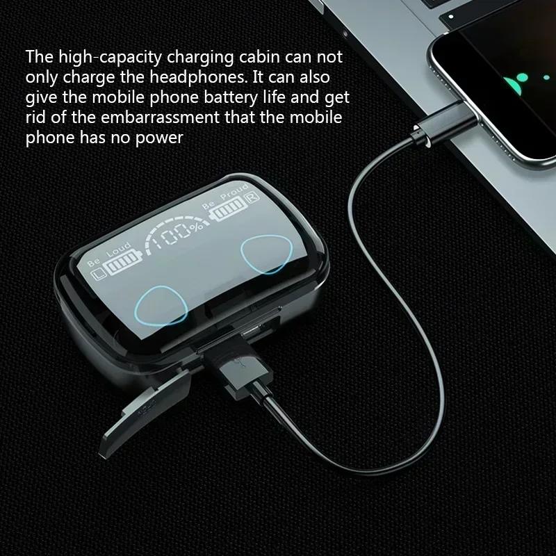 Xiaomi New Bluetooth headset M10 hands-free LED Dispay headset Bluetooth HiFi stereo music wireless earplug waterproof game headset