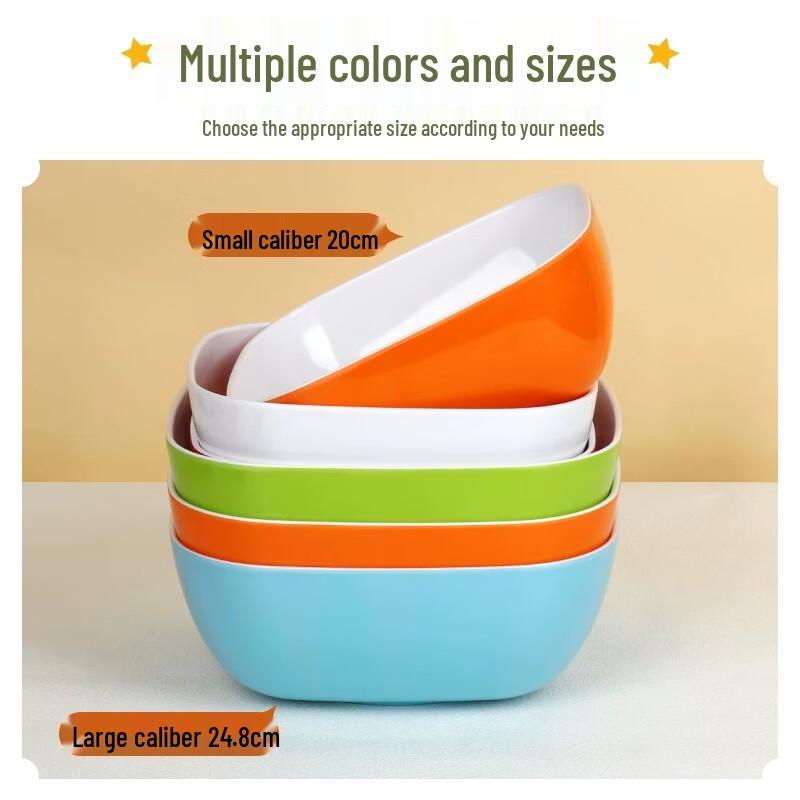 Gannian Melamine Commercial Square Bowl