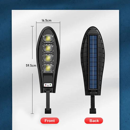 LED Solar Lights Outdoor Garden Street Light With Motion Sensor And Remote Control Waterproof Wall Light For Garage Floodlight
