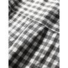 American Retro Lyocell Tencel Black and White Gingham Shirt Men Long Sleeves Spring and Autumn Export Men's Casual Shirt