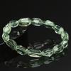 Hongchu Crystal Natural Green Crystal Barrel Bead Faceted Bracelet Ice Green Crystal Faceted Bracelet
