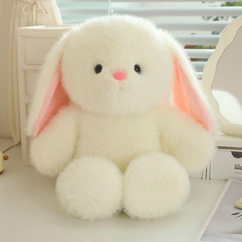 

Популярная беговая серия медведь кролик милая кукла плюшевая игрушка кукла подарок на день рождения для девочки 55cm белый