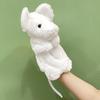 Cartoon White Cute Gray Mouse Yellow Cat Plush Puppet For Children Role Playing