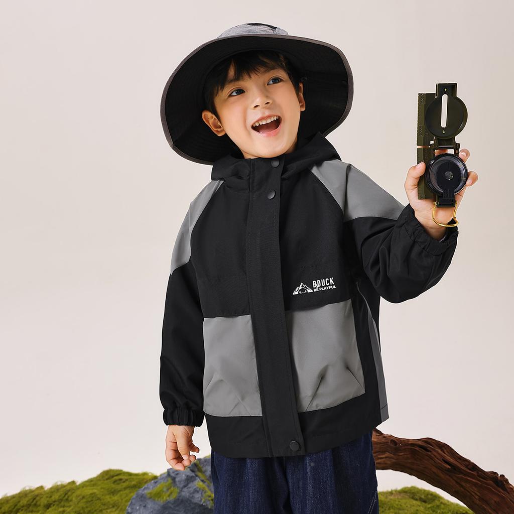 B.DUCK Little Yellow Duck New Autumn Casual Loose Windbreaker Jacket for Children