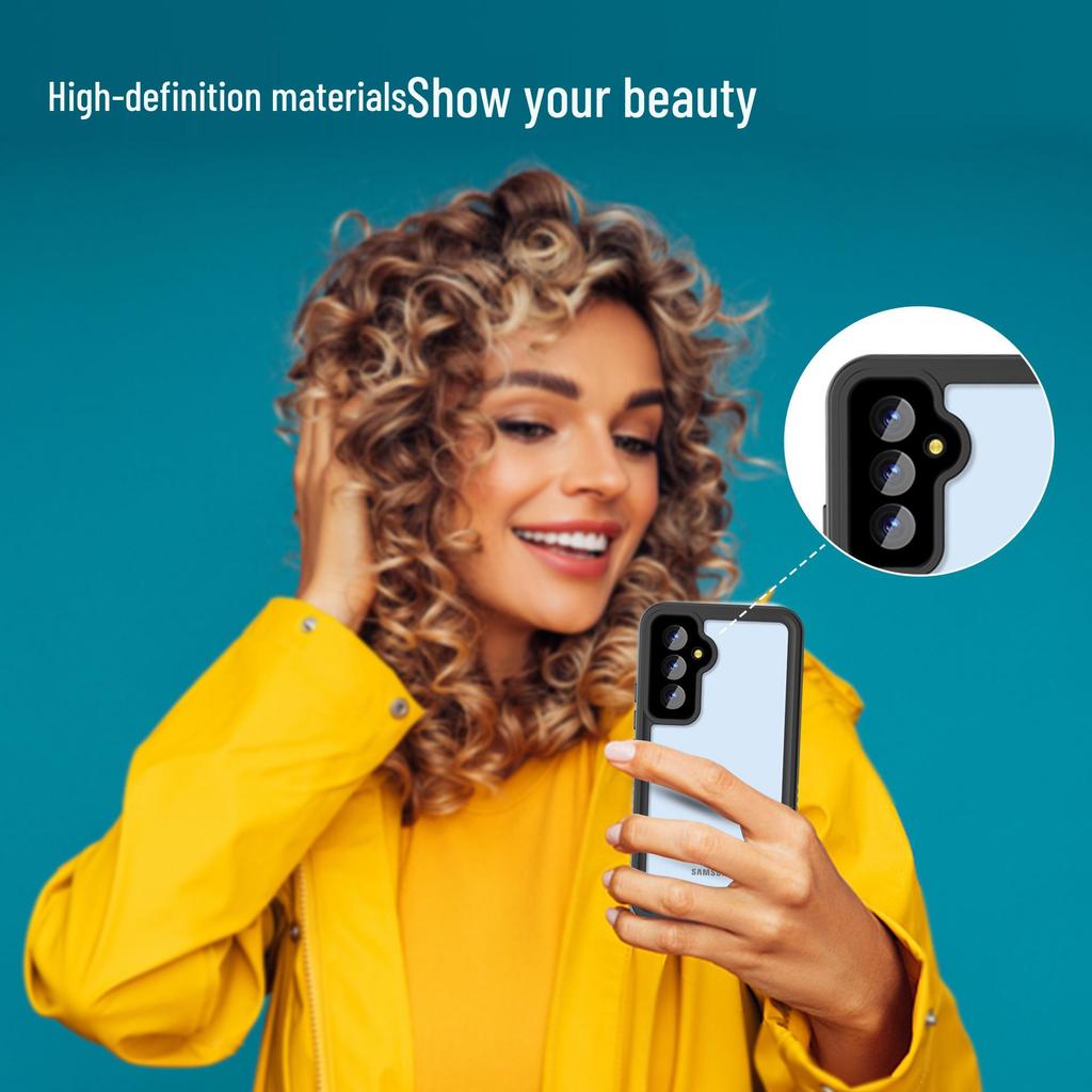 Samsung A54/A55 Red Pepper Waterproof Case - Full Coverage & Drop Protection for Beach & Swimming