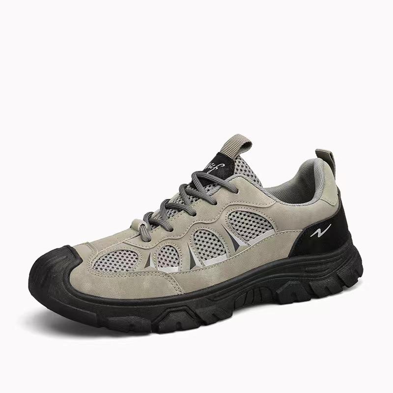 Spring Autumn Men Jogging Sneakers  New Breathable Work Safety Shoes Outdoor Anti-slip Man Training Shoes  Hombre