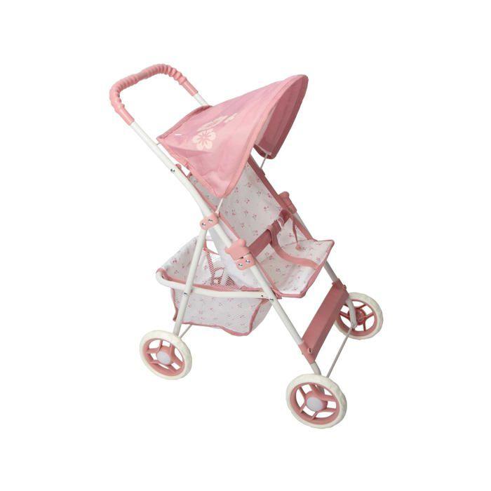 Poussette citadine pour enfants - Arias - Pliable - Capote incluse - Hauteur du guidon 55,5 cm