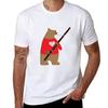 Bear playing bassoon TShirt anime t shirts oversize TShirt