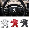 2,9x3,1cm Samolepka ze slitiny kovů Středový znak na volant pro 308 307 408 208 508 3008 2008 5008 Znak Příslušenství