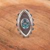 Sky Blue Topaz Gemstone 925 Sterling Silver Jewelry Handmade Ring Gift for Wife RR-6-8