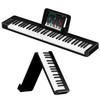 TERENCE X61A Folding Digital Piano with 61 Touch-Response Keys, Perfect for Beginners and Piano Practice, Portable Keyboard Piano with MIDI Compatible