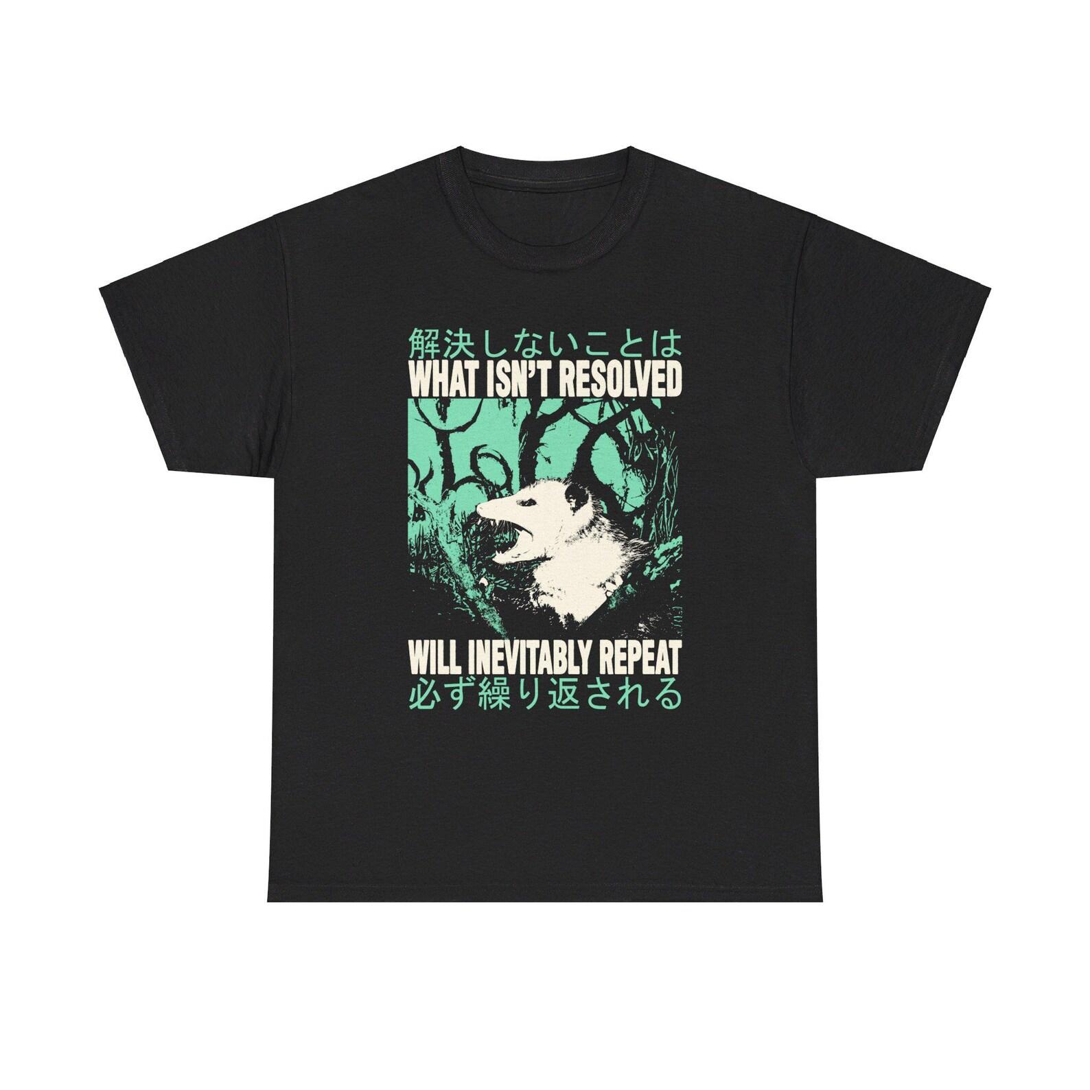 What Isn t Resolved Opossum T-Shirt L