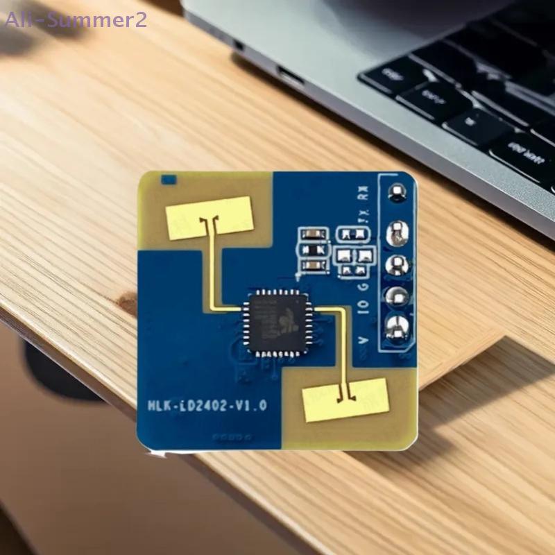 24G HLK-LD2402 Body Detection AIoT Millimeter Wave Sensor with - 1 or 2 Pieces Available with Dynamic GPIO and UART Interfaces