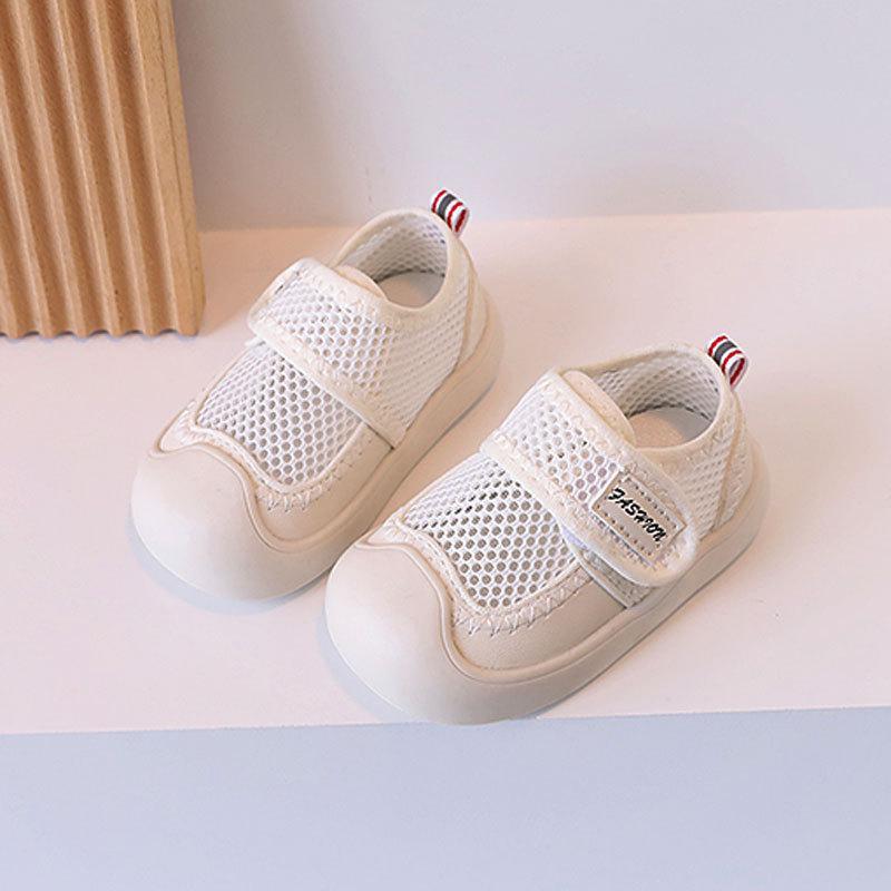 Baby Toddler Mesh Shoes With Velcro For Boys Girls Summer Walkers 16 белый