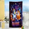 Halloween Night Adventure Customizable Name Beach Towel Quick-Dry Soft Microfiber