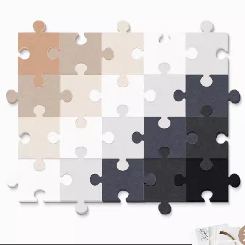 3D Felt Puzzle Wall Decor & Message Board