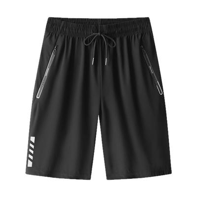 Summer Ice Silk Shorts Men's Thin Quick Drying Five Quarter Pants for Outerwear Plus Size Loose Casual Sports Pants