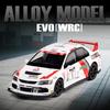 Mitsubishi Evo 1:32 Alloy Car Model with Pull-Back and Sound Effects - EVO Rally Series Collectible Ornament