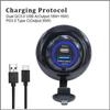 Dual USB QC 3.0 & PD USB-C Panel Mount Car Charger 12V