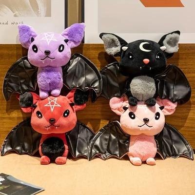 Plush Toy Cartoon  Demon Bat Stuffed Doll for Boys Girls Christmas Halloween Holiday Gifts