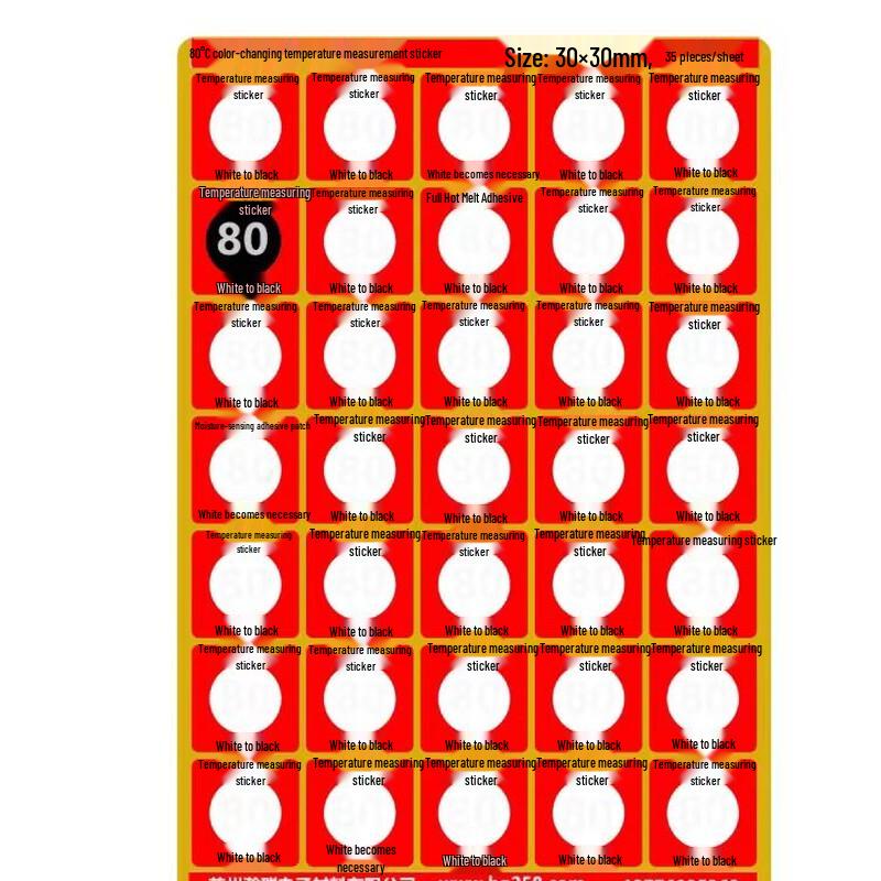 Αυτοκόλλητα Δείκτες Θερμοκρασίας Σιδηροδρομικής Γραμμής SW Mingran