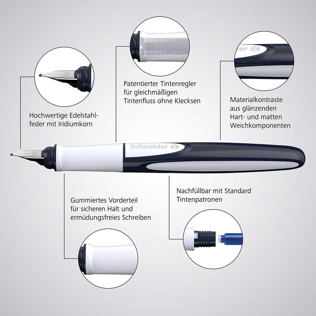 Schneider Ray M Fountain Pen Lavender RYFP168208M (Medium Nib)