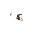 Penguin Sculpture Figurine Collectable Craft Decorative Ornament Resin Animal Porcelain Bunny Statue