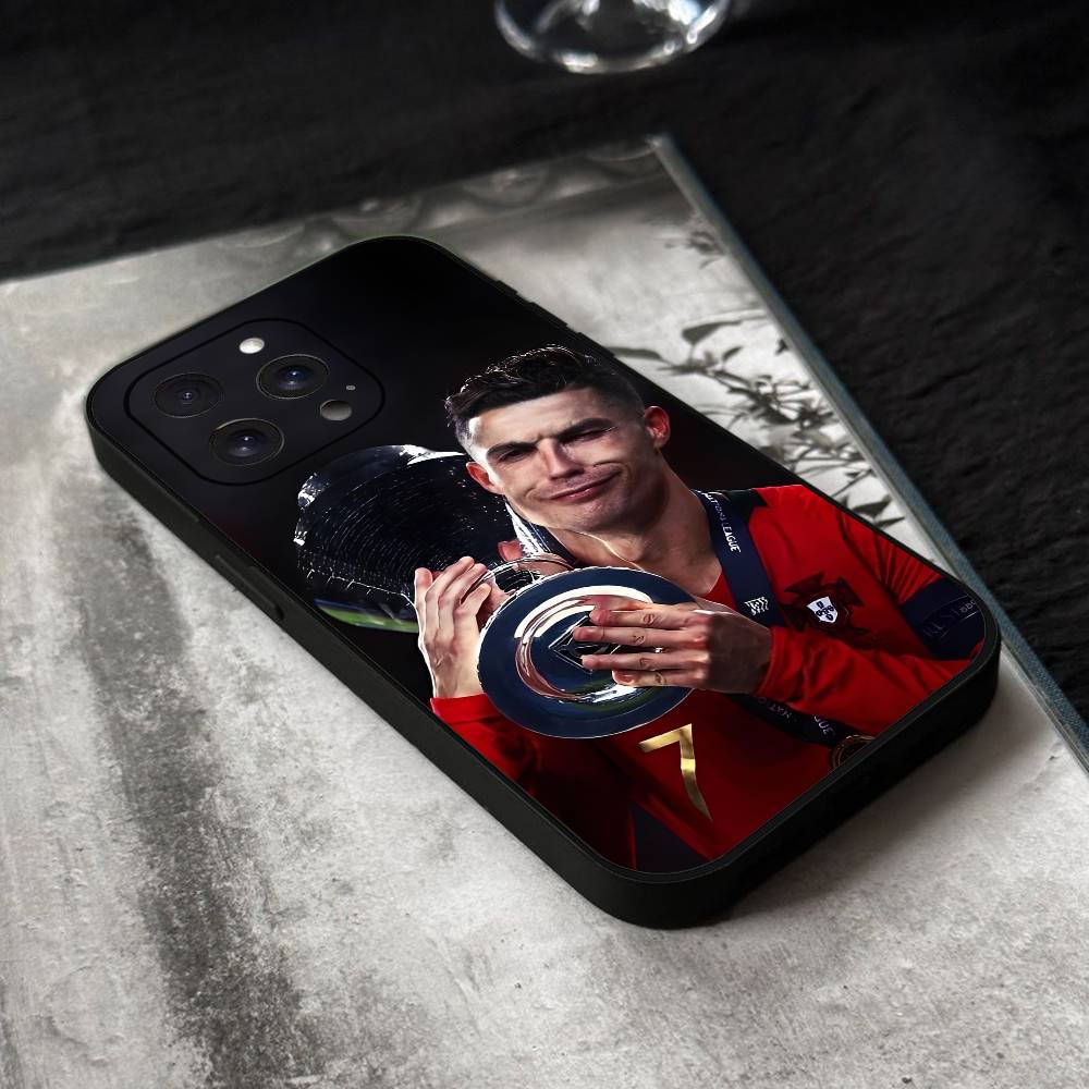 C-Cristiano Star R-Ronaldo CR7 Carcasă Telefon Silicon Negru Coajă Moale Pentru IPhone 17 16 15 14 13 12 11 Air Pro Max Plus Vanzare Fierbinte