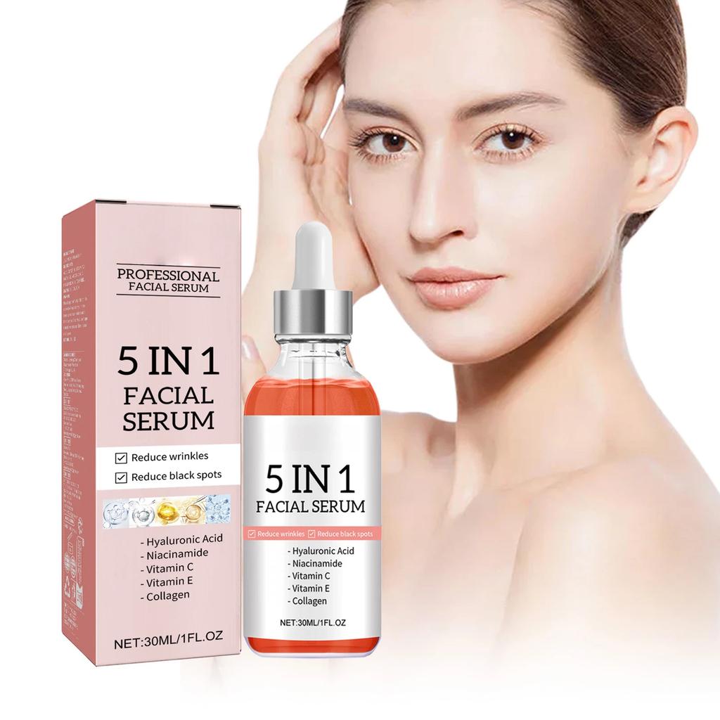 5-in -1 Facial Serum Gentle Nourishing and Replenishing Skin Care Essence