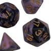 7 Pieces Acrylic Polyhedral Dices D6 D4 D8 D10 D12 D20 Gifts Board Game Props Durable for Role
